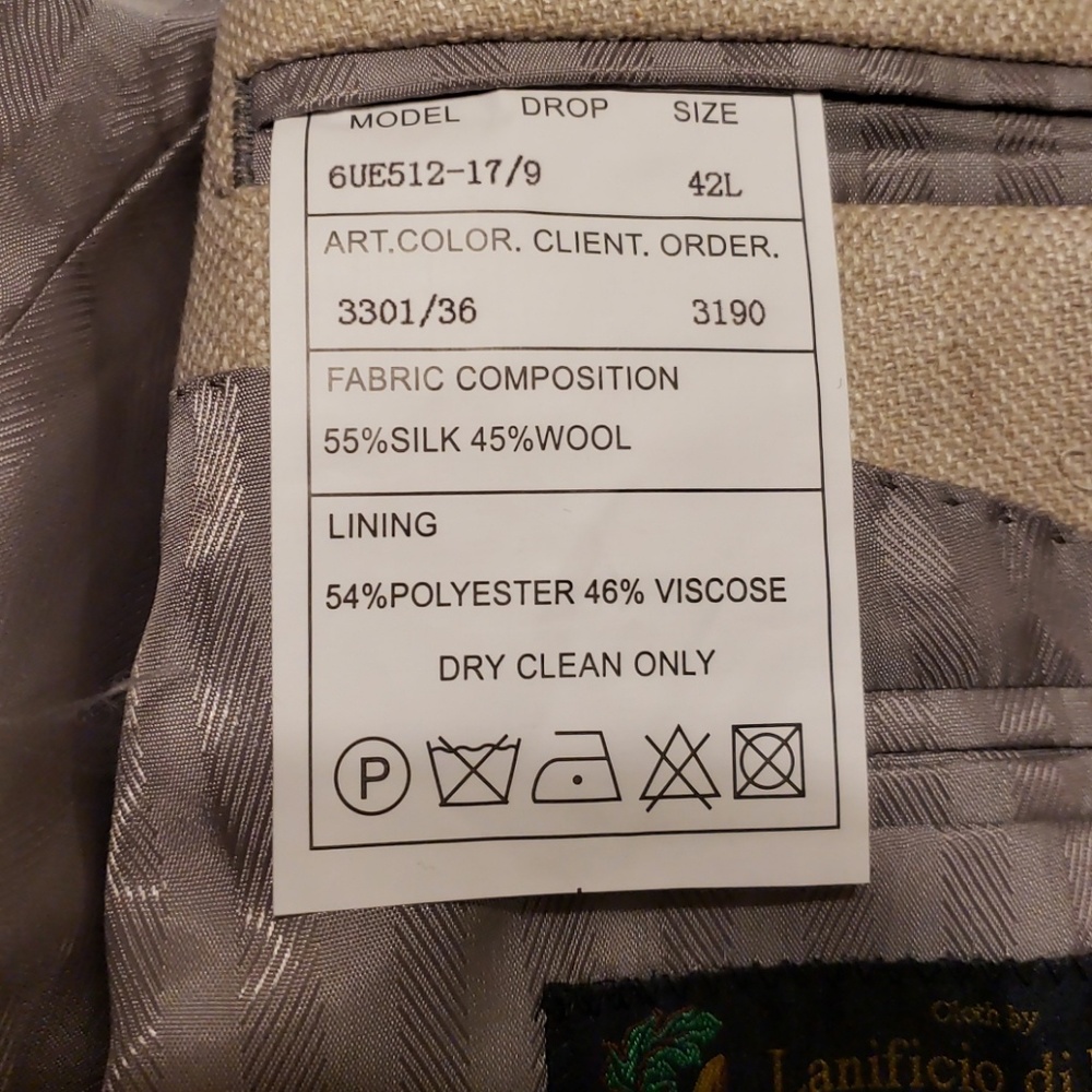 NWT BARONI COUTURE SILK & WOOL BLAZER - Picture 8 of 8